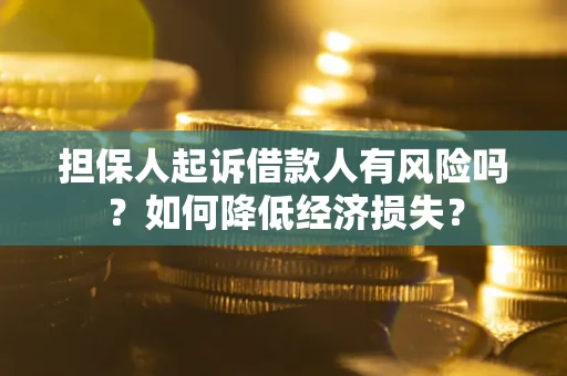 济南担保人起诉借款人有风险吗？如何降低经济损失？