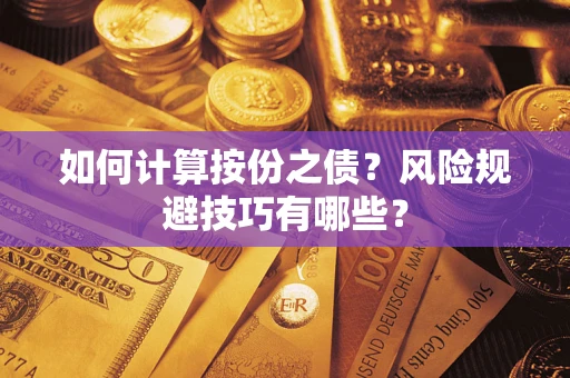 济南如何计算按份之债？风险规避技巧有哪些？